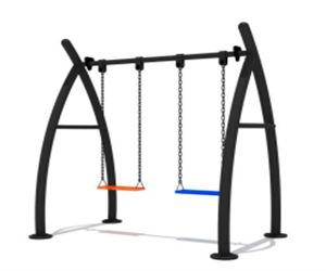 Sound Play The traditional outdoor swing is a durable and timeless choice for fun and culture