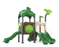 Sound Play Outdoor plastic slide forest series children's exclusive forest adventure small-scale safety environmental protection multi-function adventure