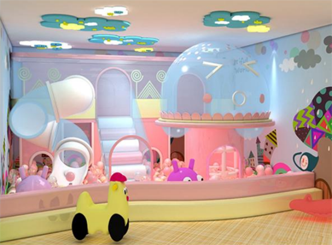 01Indoor childrens playground bubble jellyfish house