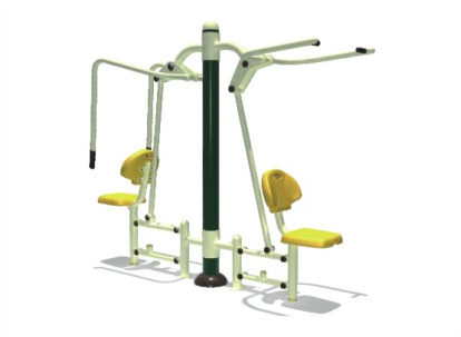 Sit pull sit and push combination training equipment