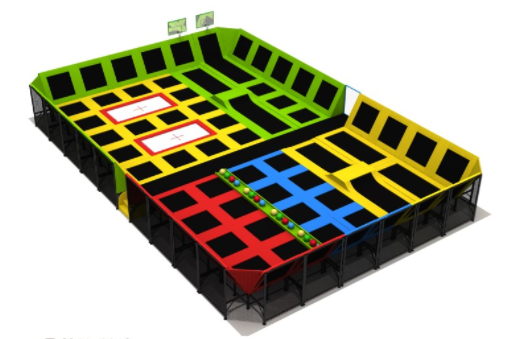 Sound Play Indoor bounce bed Competitive series Indoor Extreme sports ground