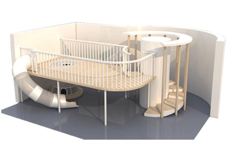 Sound Play Indoor children's playground moon fall