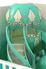 Sound Play Indoor children's playground cyan and blue combination