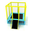 Sound play Indoor trampoline is small; with guardrail; two in one