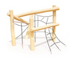 Sound Play Wooden slide balance wood facilities Children's balance wood