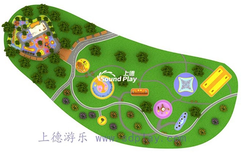 04Nature Theme Park Kindergarten Community Fitness Facilities 067A