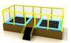 Sound play Indoor trampoline is small; with guardrail; two in one