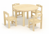 Sound Play Wooden kindergarten tables and chairs Chinese wood products