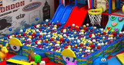 Sound Play Indoor playground Naughty Castle English Style series slide Ocean ball pool play sand Carousel children's castle