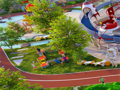 Sound Play Custom playground equipment universe rocket series