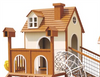 Sound Play Wooden slide train house series Wooden outdoor slide