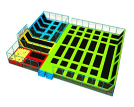 01-1Large indoor trampoline playground