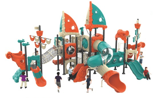 Sound Play Outdoor plastic slide Corsair Series Large Outdoor equipment in China