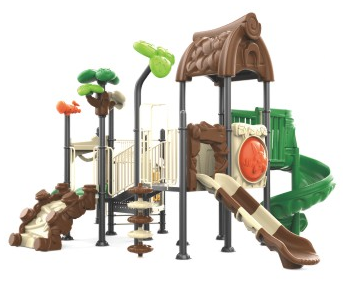 Sound Play Outdoor plastic slide forest series children's exclusive forest adventure small-scale safety environmental protection multi-function adventure