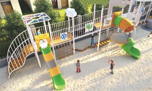 Sound Play Custom playground equipment beach slide series