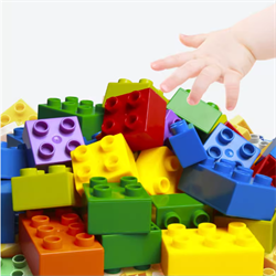 02-1Zoo series of plastic building block toys