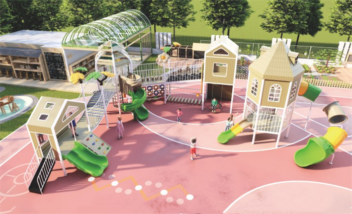 Sound Play Custom playground equipment simple Castle series