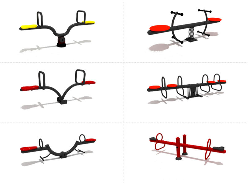 Sound play Children's outdoor seesaw