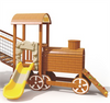 Sound Play Wooden slide train house series Wooden outdoor slide