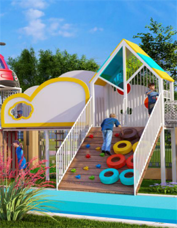 04Customized kindergarten amusement equipment he