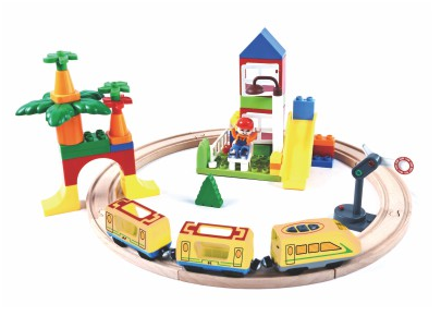 Sound Play Children's rail car toys intelligent interactive safety set sail to make children's childhood flying electric