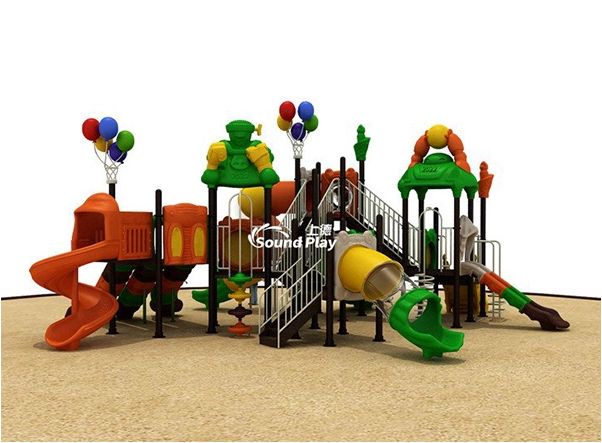 01Outdoor plastic slide