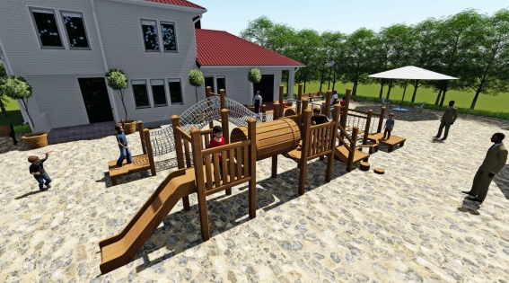 05-3Custom wooden amusement rides