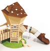 Sound Play Happy mushroom room park outdoor wooden slide slide