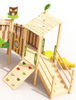 Sound Play Joy Magic Owl Park Loci wood outdoor multi-functional slide 