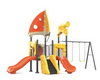 Sound Play Outdoor plastic slide pirate ship series small