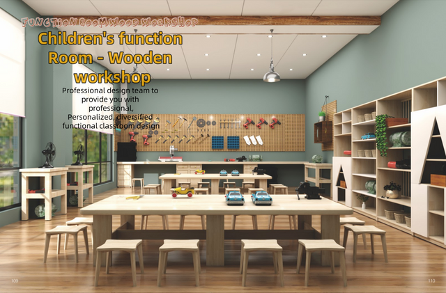 Sound Play Children's functional room - Wood Workshop Green Craftsman Workshop: Cultivate the next generation of environmentally friendly woodworking