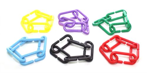 10-4Buckle ring chain splicing building block toys