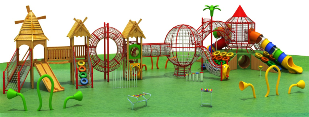 07-1Wooden non-standard amusement equipment