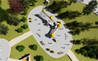 10Custom Amusement Park-Childrens Rock Park SP20-017A