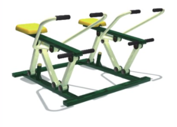 01Double rowing boat combination training equipment