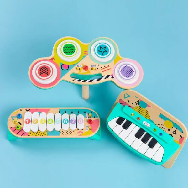 Sound play Children's music toy piano drum set percussion piano