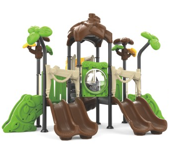 Sound Play Outdoor plastic slide forest series children's exclusive forest adventure small-scale safety environmental protection multi-function adventure