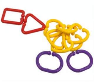 10-4Geometric buckle plastic toys