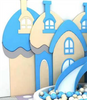 Sound Play Indoor children's playground Blue ice water