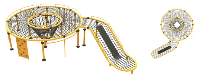 Sound Play Q type crawling amusement equipment outdoor amusement equipment kung fu equipment