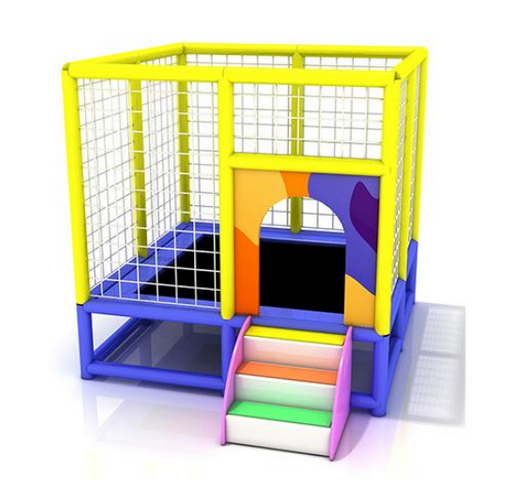 Sound play Indoor New square trampoline