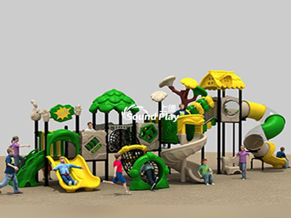 Sound Playground Kindergarten Large Slide Jungle Theme SP1809301