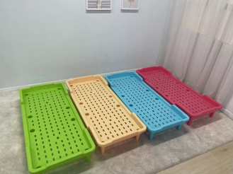 Sound Play Nursery School Children's plastic bed Kindergarten Furniture