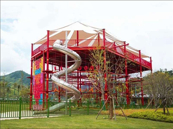 Sound Play Large outdoor expansion tower Expand the matrix Sky trail