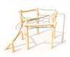 Sound Play Wooden slide balance wood facilities Children's balance wood