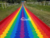 Sound Play Outdoor plastic slide web celebrity rainbow series China slide