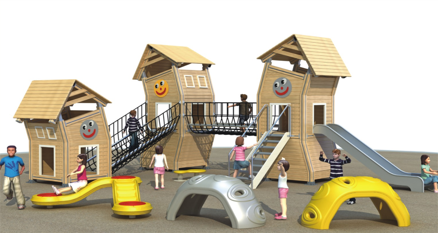 04-1Wooden non-standard amusement equipment