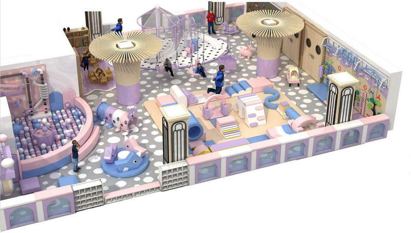 Sound play Indoor playground with ethereal journey